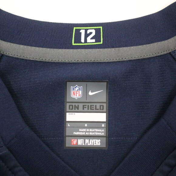 Nike Womens Large On-Field #3 Russell Wilson Seattle Seahawks Jersey - Picture 5 of 5